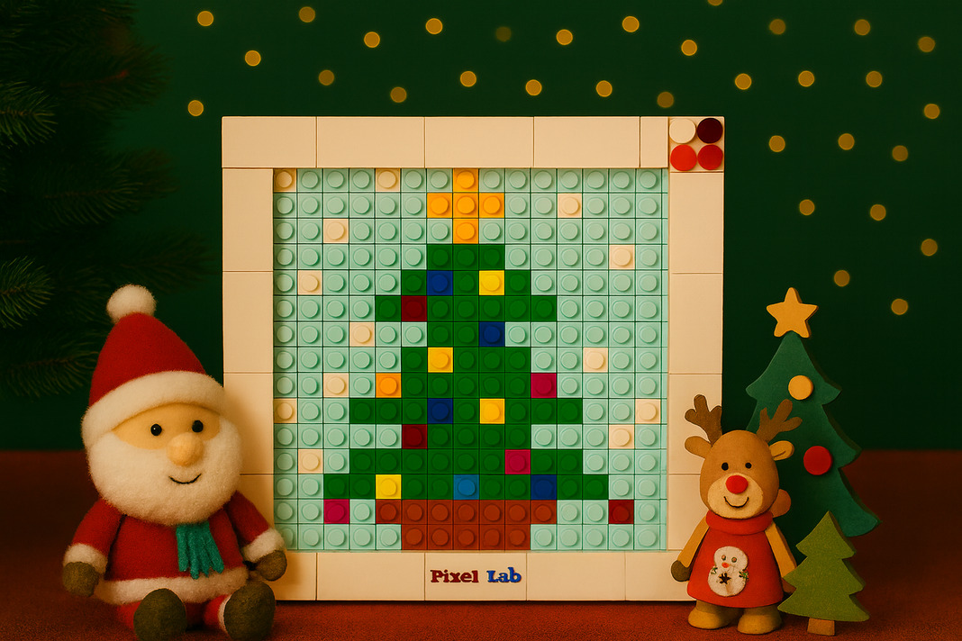 像素拼磚｜聖誕快閃攤位活動